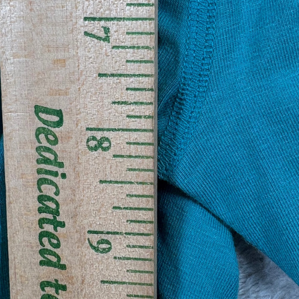 Toad&Co Terrane 7/8 Tight Curacao Teal Organic Cotton Ankle Leggings Small - Picture 6 of 8